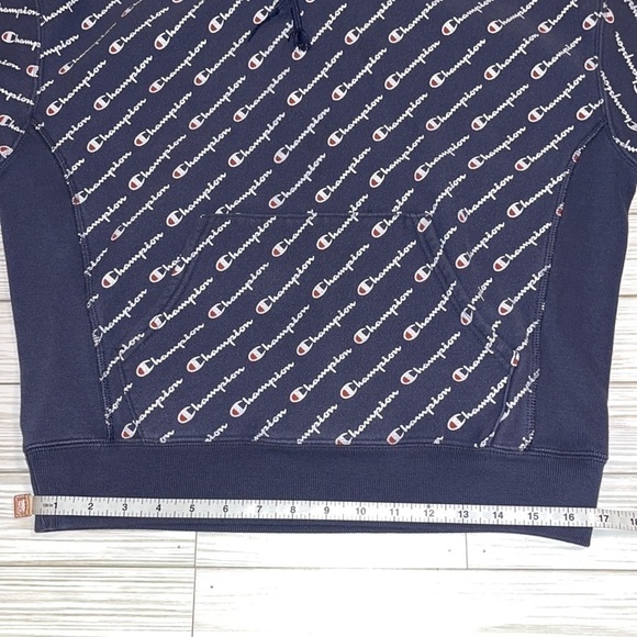 CHAMPION Reverse Weave Spellout Hoodie Size Medium - Picture 12 of 12